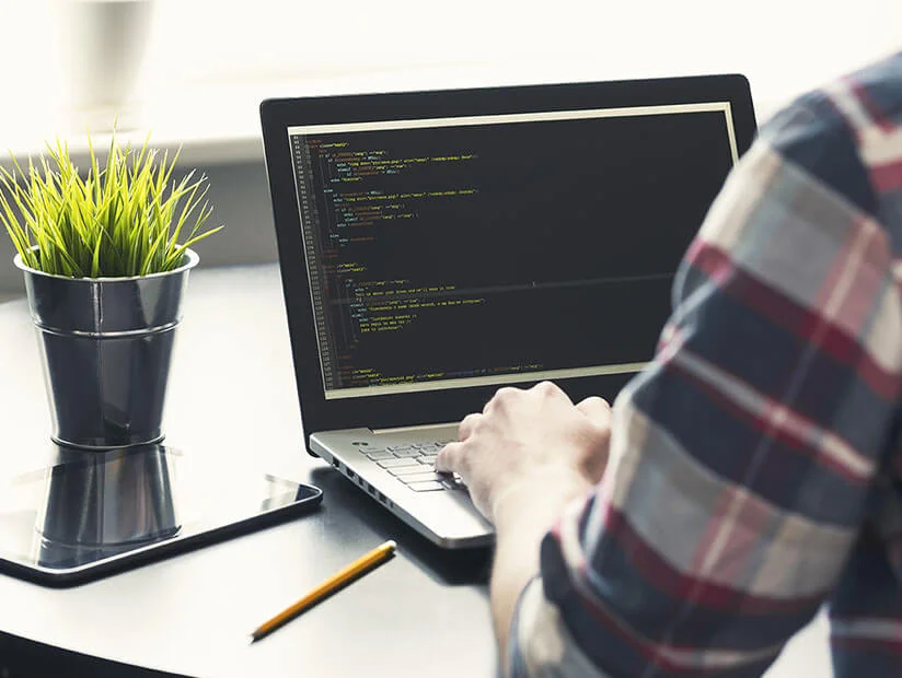 Tech and AI Consulting Services 34 ai developer working on algorithm 1