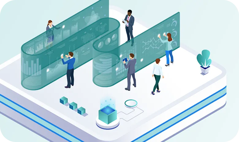 Mastering GAAP Compliance for SMBs 2 illustration-of-people-working-on-GAAP-principles